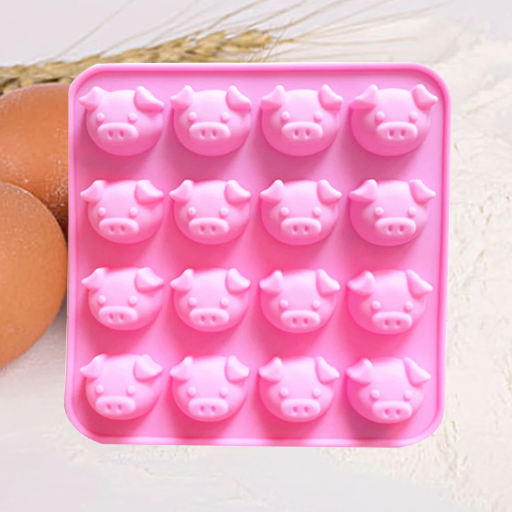 

Molds Siliconecandy Animal Cake Fondant Tray Cookie Mould Soap Piglet Chocolate Baking Mold Ice Gummies Jelly Piggy 3D Pan