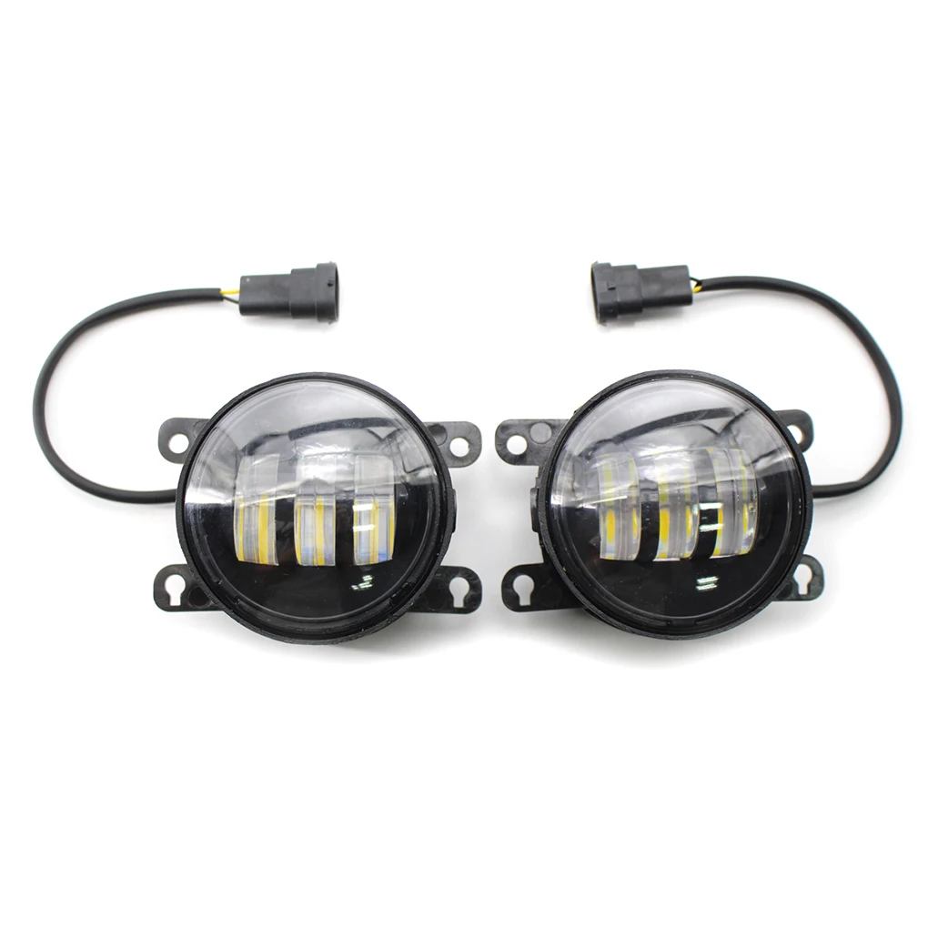 

1 Pair 33900STKA11 Front Fog Lamps Assembly LED Lights Lighting Foglight Replacement for Fiesta MK6 MK7 2002-2013