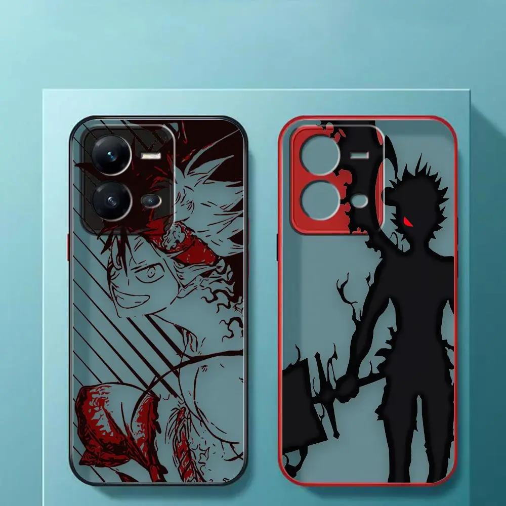 

Matte Case Funda Coque For VIVO V25 23E 21E 21 20 19 17 15 11 11I 5 SE S9 6 5 1 PRO PLUS 5G Case Pintura De Anime De Yuno Asta