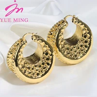 hoop earrings jewelry for women gold plated fashion african women jewelry earrings jewelry set for wedding party daily wear gift