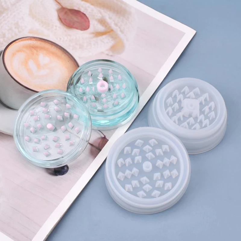 

Epoxy Resin Mold DIY Leaf Herbal Herb Grinder Spice Crusher Silicone Mould