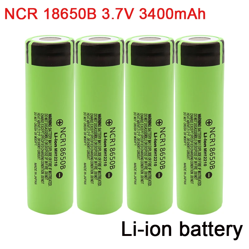 

2023 100% оригинальный новый NCR18650B 3,7 в 3400 мАч перезаряжаемый литиевый аккумулятор для фонарика зарядное устройство USB