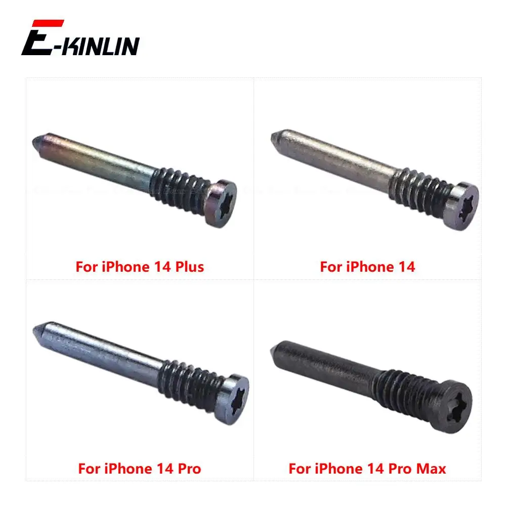 

20pcs\lot Back Cover Dock Connector Screw For iPhone 14 Plus 14 Pro Max Changer Bottom Screws Accessories