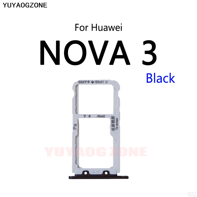 

10 шт./лот для Huawei Nova 3 слот для SIM-карты