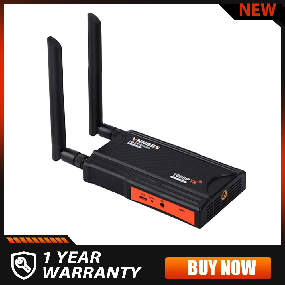 VNNBBS беспроводной видеопередатчик и приемник 250 м 1080P беспроводной удлинитель Loop-Out ИК пульт дистанционного управления для DSLR к телевизору