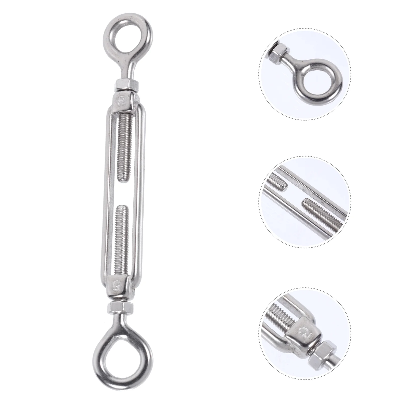 

Eye and Eye Turnbuckle Length Adjustable Stainless Steel Wire Tensioner Strainer