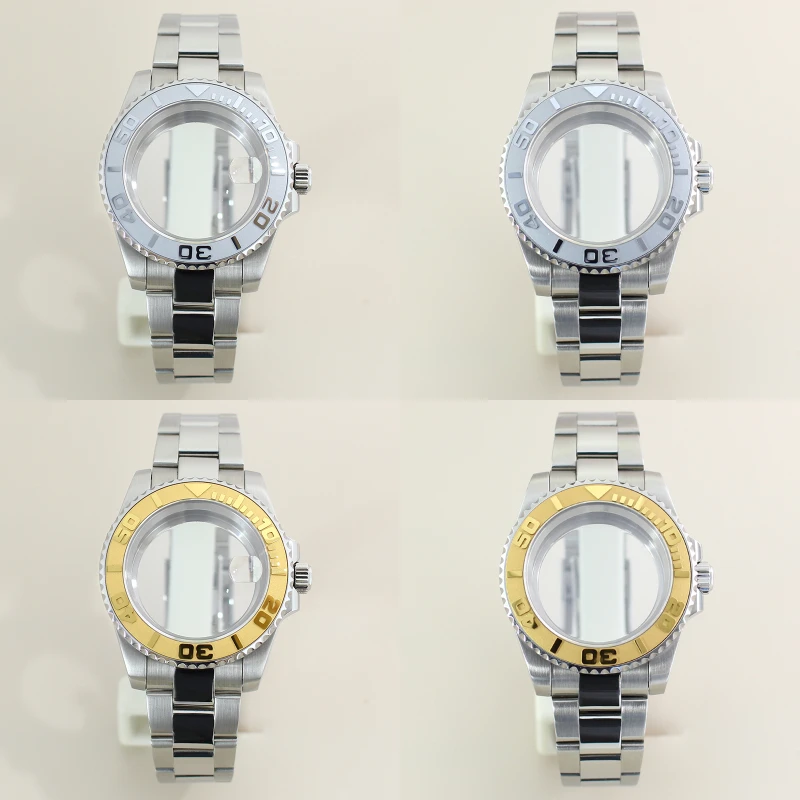 Корпус часов из нержавеющей стали 40 мм браслет для Seiko NH35 NH34 NH36 NH38 4R36 Miyota8215 ETA2824