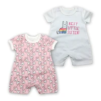 2pieceslot summer baby rompers spring newborn baby clothes for girls boys short sleeve jumpsuit baby clothing boy kids outfits
