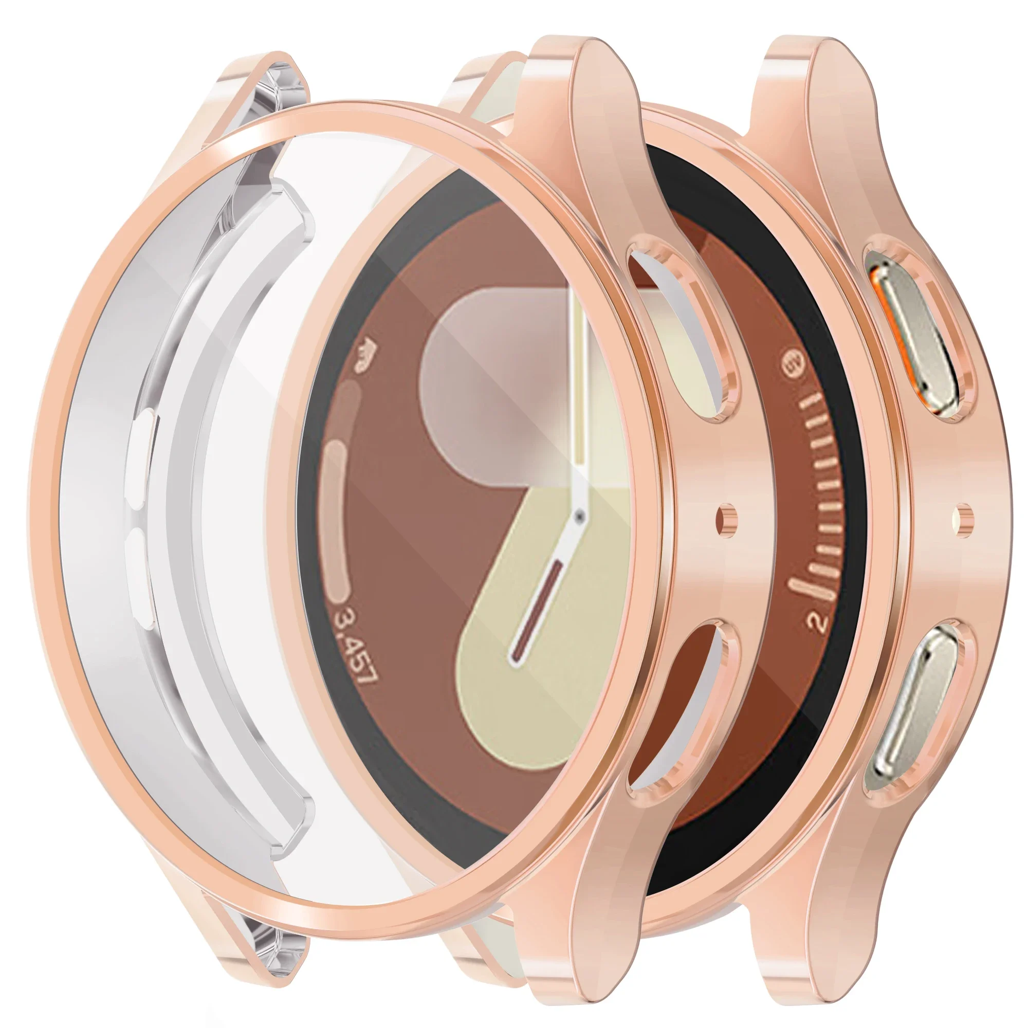 Для Samsung Galaxy Watch 7 40 мм 44 закаленная пленка + чехол Защитная гальваническая защита