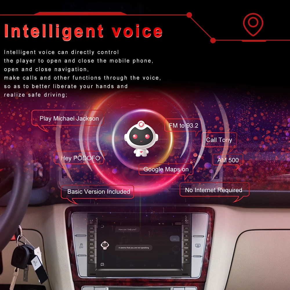 OiLiehu Android 10 8 + 128G 8-ядерный автомобильный радиоприемник Ai Voice для