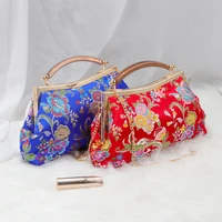 new women embroidery flowers wedding shoulder bags fashion banquet evening clutch bags dinner wallets drop shipping