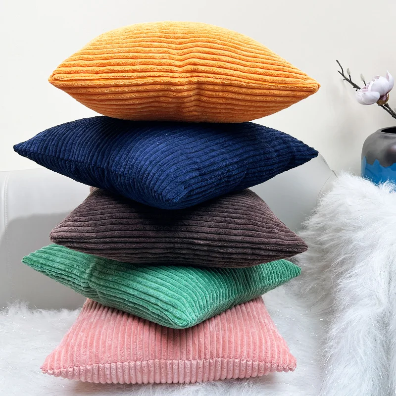 

Вельветовый чехол для подушки, чехол для подушки, наволочка для кровати, дивана, спинки, подушки для офиса, талии, однотонный чехол для подушки