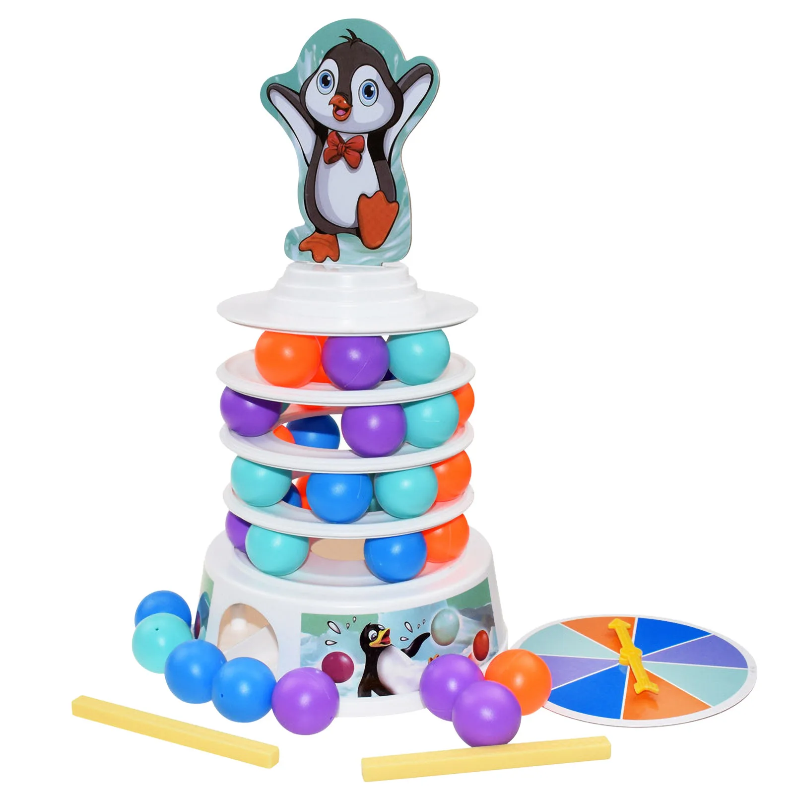 

Board Ski Multiplayer Track Parent-Child Penguin Game Interactive Game Ball Education