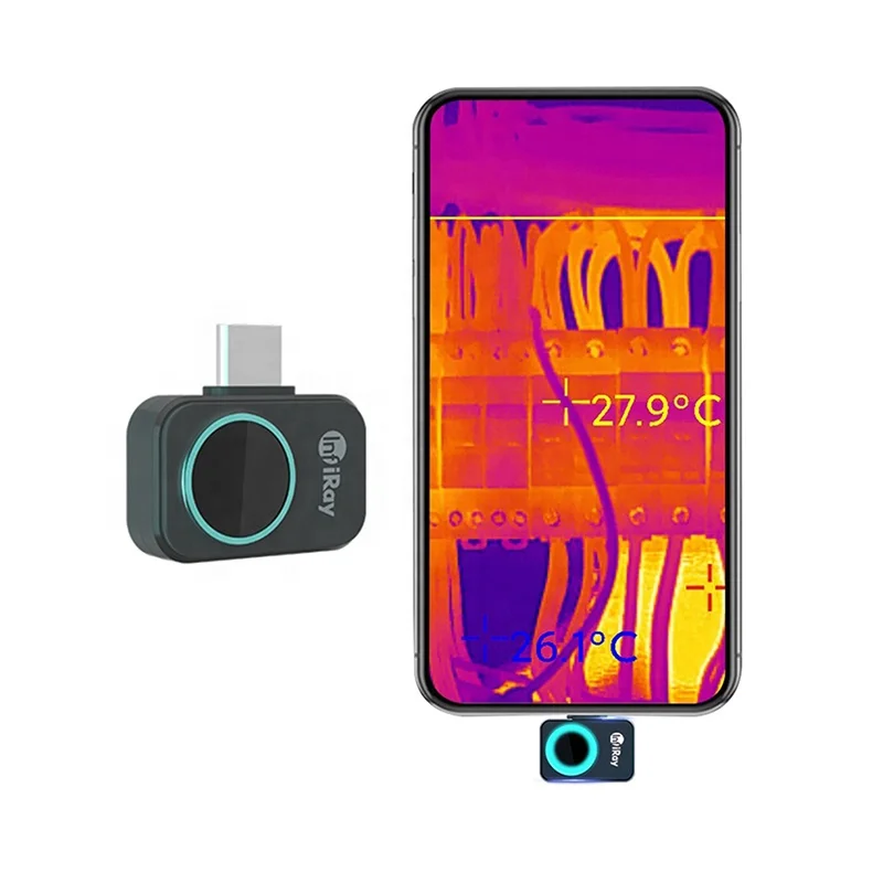 

Infiray P2 pro 25Hz No freeze observe 0201 resistor thermal imaging camera sensor engine detection fault wanted agent xinfrared