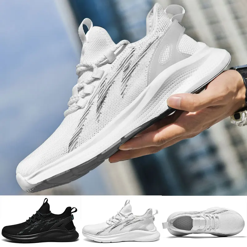 Мужские кроссовки для бега уличные мужские путешествий Треккинговая сетчатая