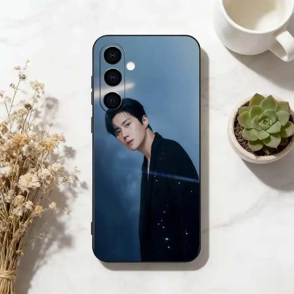 Фото Чехол для телефона с изображением актера Ким Сон-хо для Samsung Galaxy A73, A72, A71, A70, A53, A52, A51 и других моделей, мягкий черный чехол №4