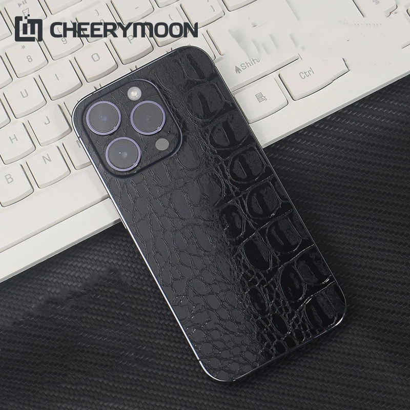 

Crocodile Pattern Decorative For iPhone 14 13 12 11 Pro Max XSMax XS XR X 8 7 6 6S 5 5s SE SE2 Plus Protector Back Film Stickers