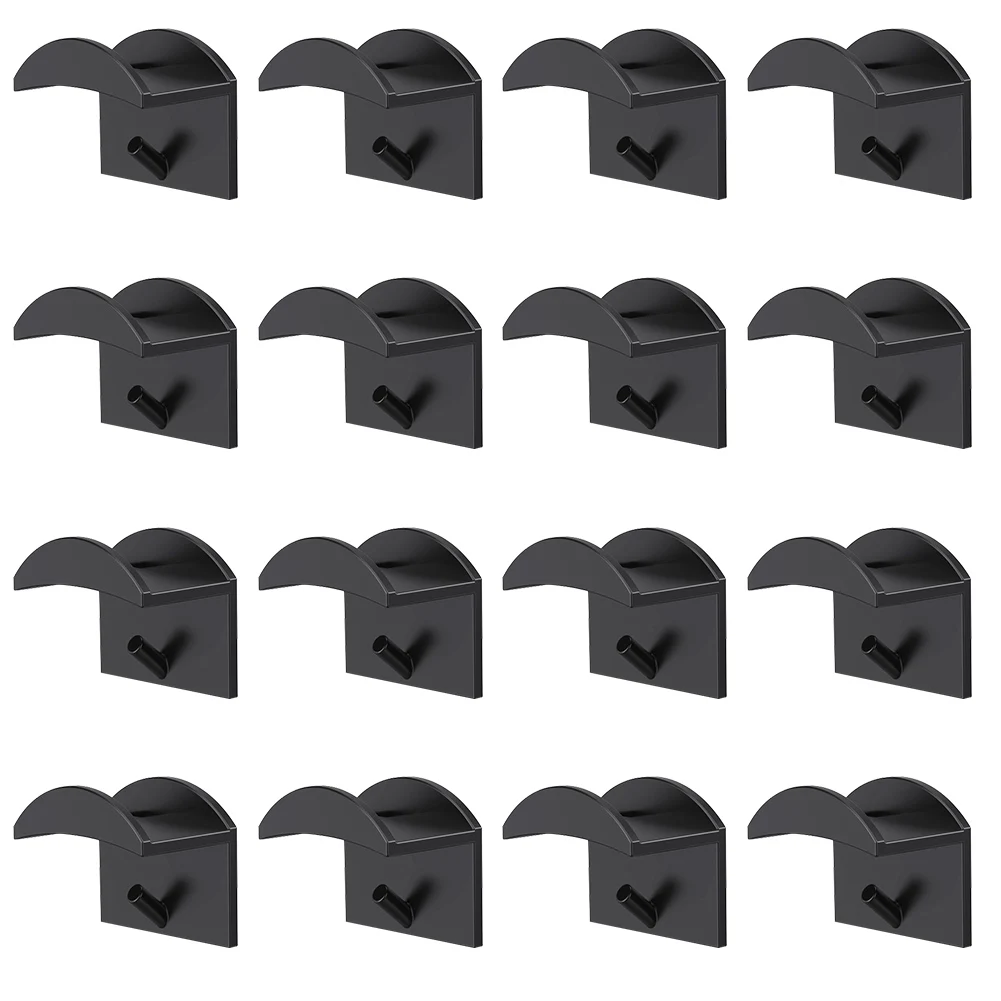 

16 шт., настенный пластиковый крючок для шляпы