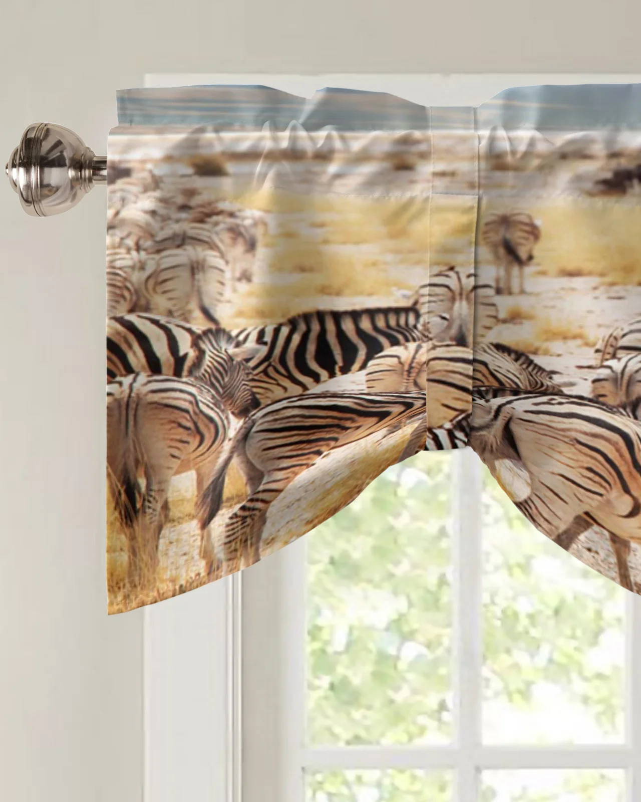 Африканское зеленое Полосатое искусственное пространство шкафа-вверх балдахин