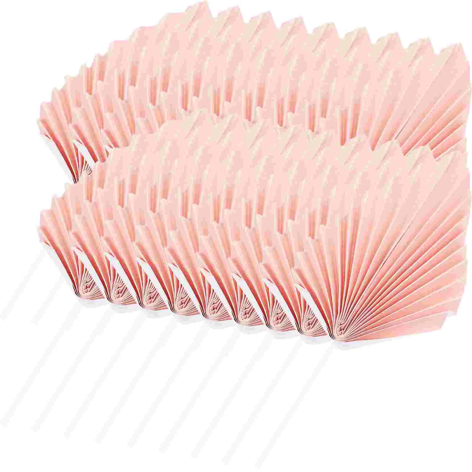

20 Pcs Palm Leaf Decoration Cupcake Toppers Summer Fold Dessert Ornament Party Plastic Picks Favors Baby Cakes