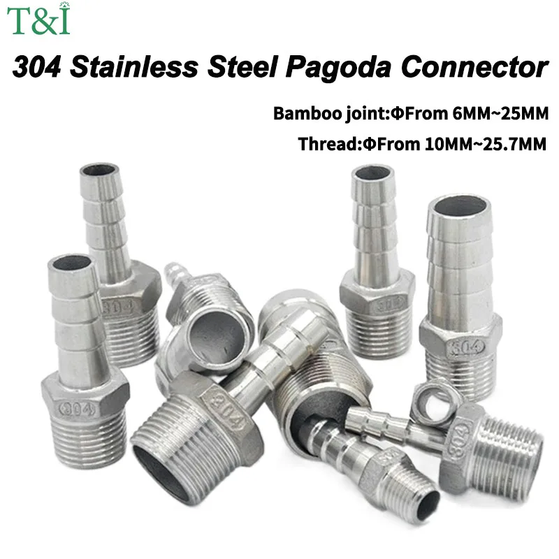 

Adjustable Stainless Steel Hexagonal Pagoda Connector for Water Pipes, Hoses - Compatible with Multiple Sizes