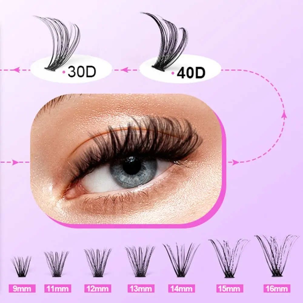 Наращивание ресниц 30D/40D накладные ресницы натуральные мягкие сегментированные