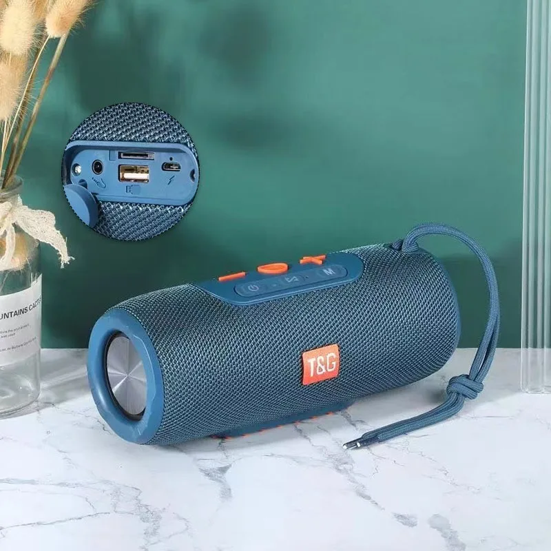 

TG-341 Wireless Speaker Bluetooth-compatible MP3 Playback Waterproof Portable HIFI Subwoofer Radio Car Speakers for Outdoor