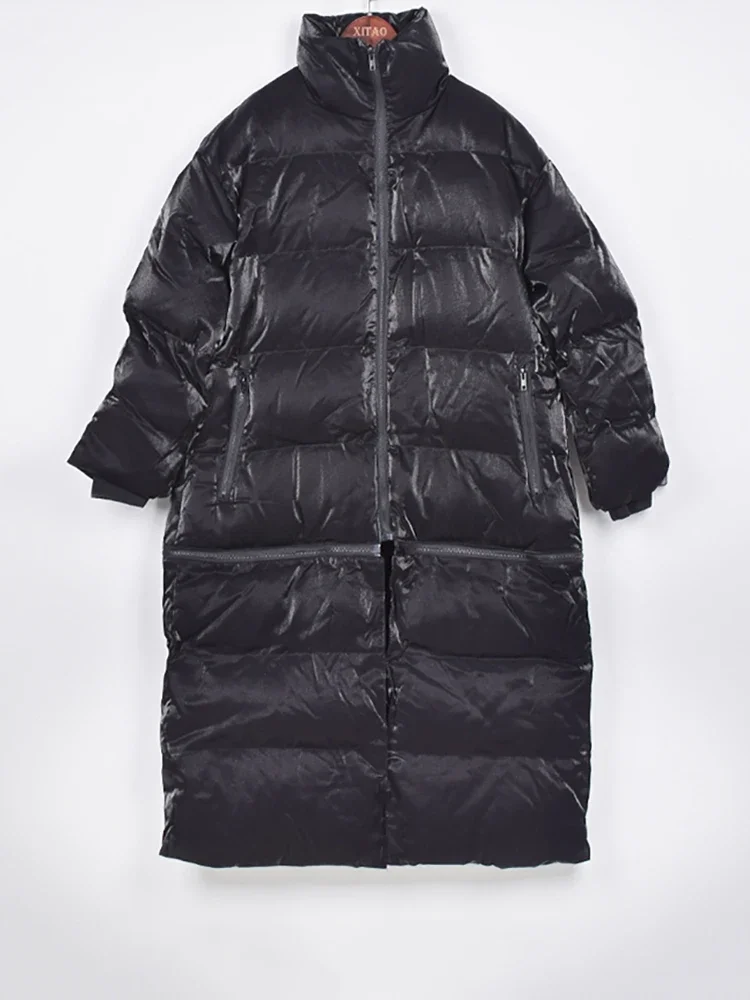 Парка XITAO с надписью модная новинка женские повседневные свободные парки длинным