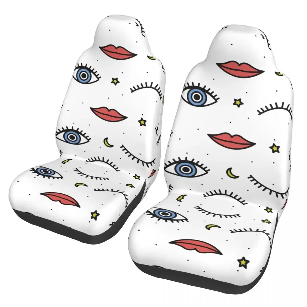 Фото Защитник Универсальный для asiento coche, ojos Buhodélicos con sus labios, accesorios interiores, fundas para asiento coche №1