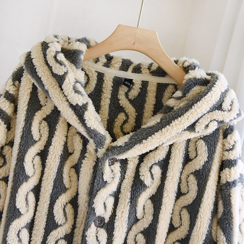 New Autumn and Winter Women's Nightgown Flannel Thickened Nightdress Coral Velvet Household Dress Nightdress Long Nightgown