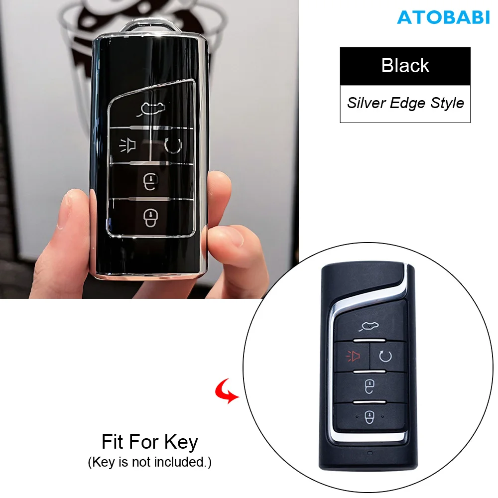 

Чехол для автомобильного ключа из ТПУ, брелок для дистанционного управления, держатель для ключей, автомобильный аксессуар для GAC Trumpchi GS5 2020 2021 2023 GS8 2017 2018 2019