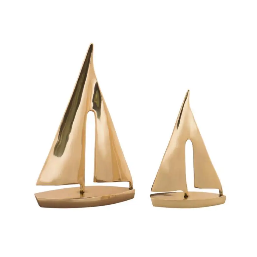 

Luxury Ornaments Wrought Iron Boat Desk Decoration Accessories Living Room Gift Decoracion Decoration Maison Home Decorations