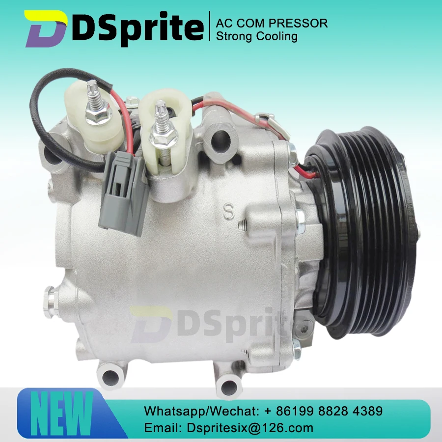 Фото Компрессор кондиционера для HONDA CIVIC 2001-2002 (1 PIN) 1521618 1521622 10345230 77599 38810P5M006 38810P5M016 38810PLAE01 78599 №2