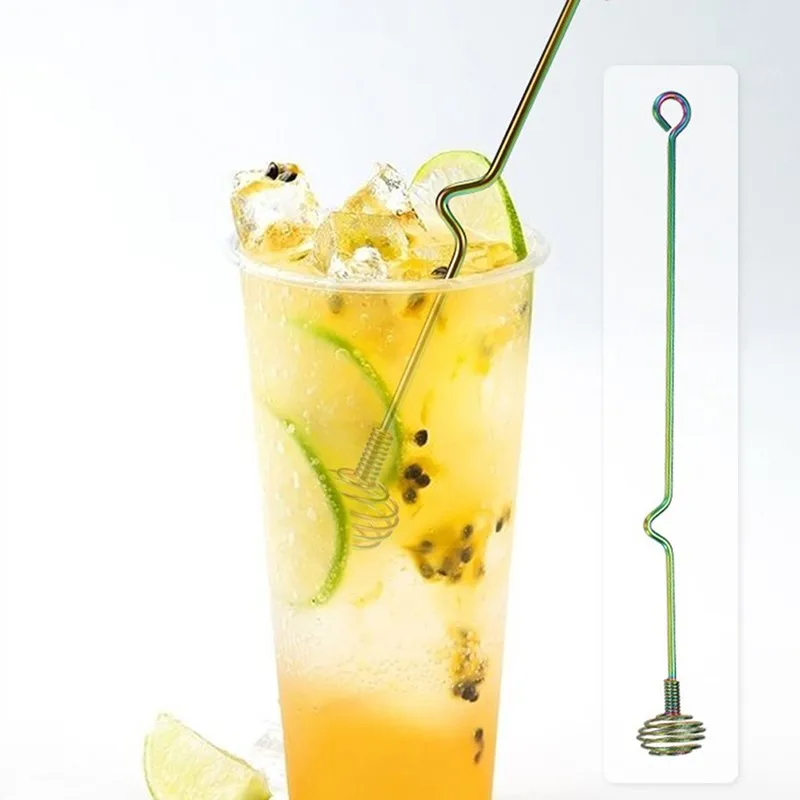 

Спиральная медовая перемешивающая ложка из нержавеющей стали