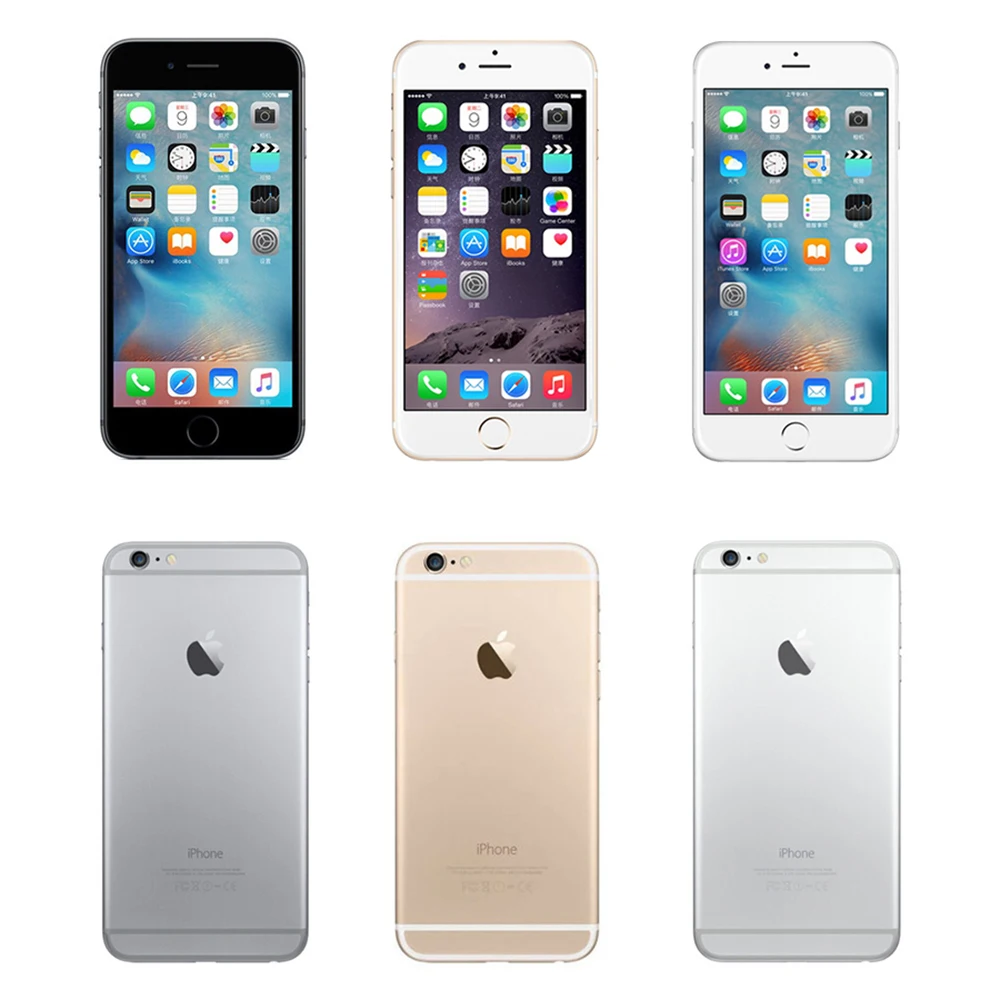 Фото Мобильный телефон Apple iPhone 6 4G LTE, 4,7 дюйма, IPS LCD Touch ID, 16 ГБ, 32 ГБ, 64 ГБ ПЗУ, разблокированный, двухъядерный сотовый телефон Apple A8 IOS №5