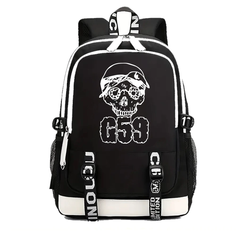 Фото Рюкзак для девочек с принтом $ uicideboy $ G59, школьная сумка для подростков, рюкзак для ноутбука, подарок для фанатов №2