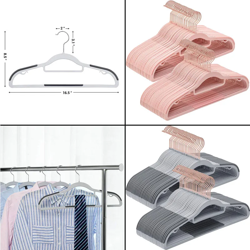 

45cm Velvet Hanger for Clothes Space Saving Storage Hanger for Better Wardrobe Organization Dropshipping