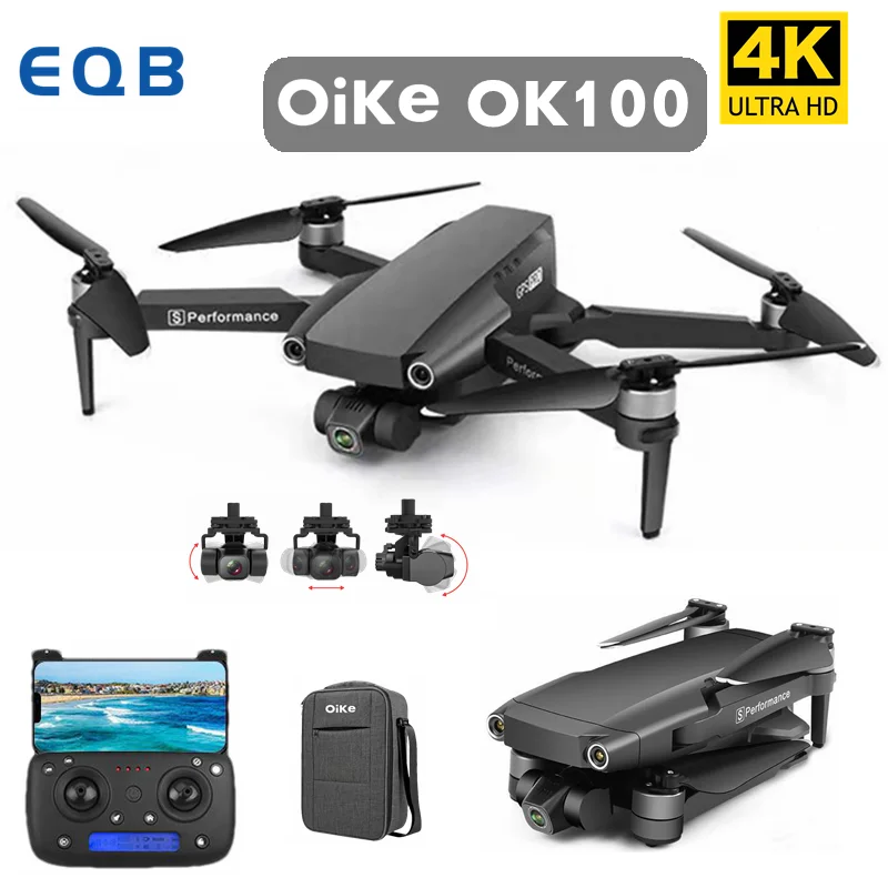 

Квадрокоптер OiKe OK100 с GPS-камерой, 4K, с камерой 4K