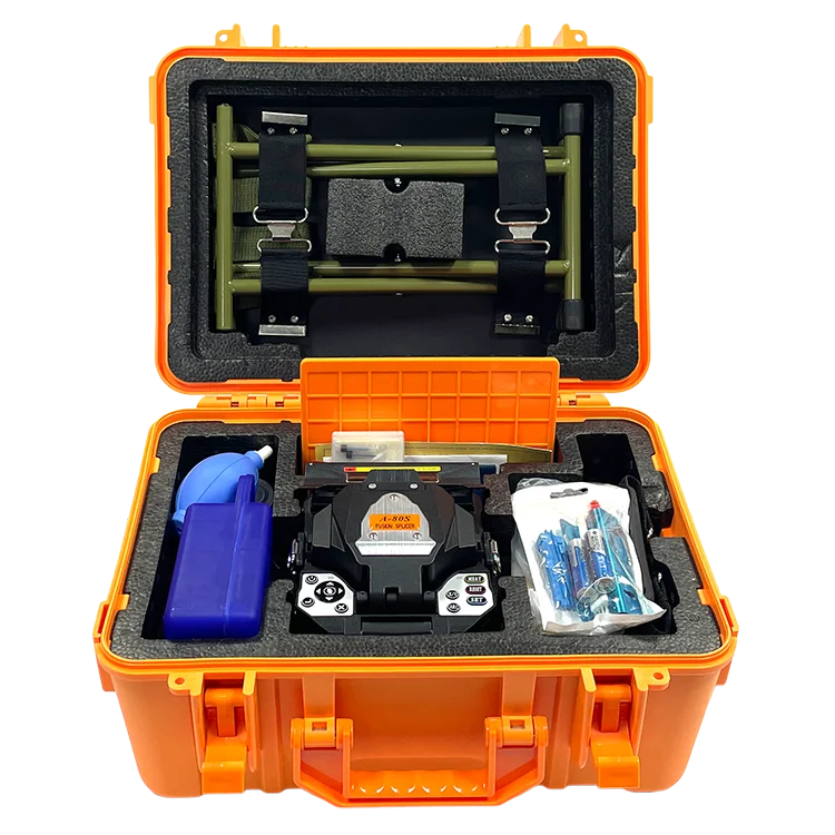 

Upgrade Version Full Automatic Touch Operate A-80s Optic Fusion Splicer Heater Fibre Splicing Machine