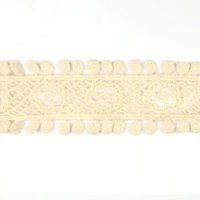 1 yard lace decoration diy sewing accessories lace skirt white 3d flower embroidered lace fabric and crafts lace ribbon