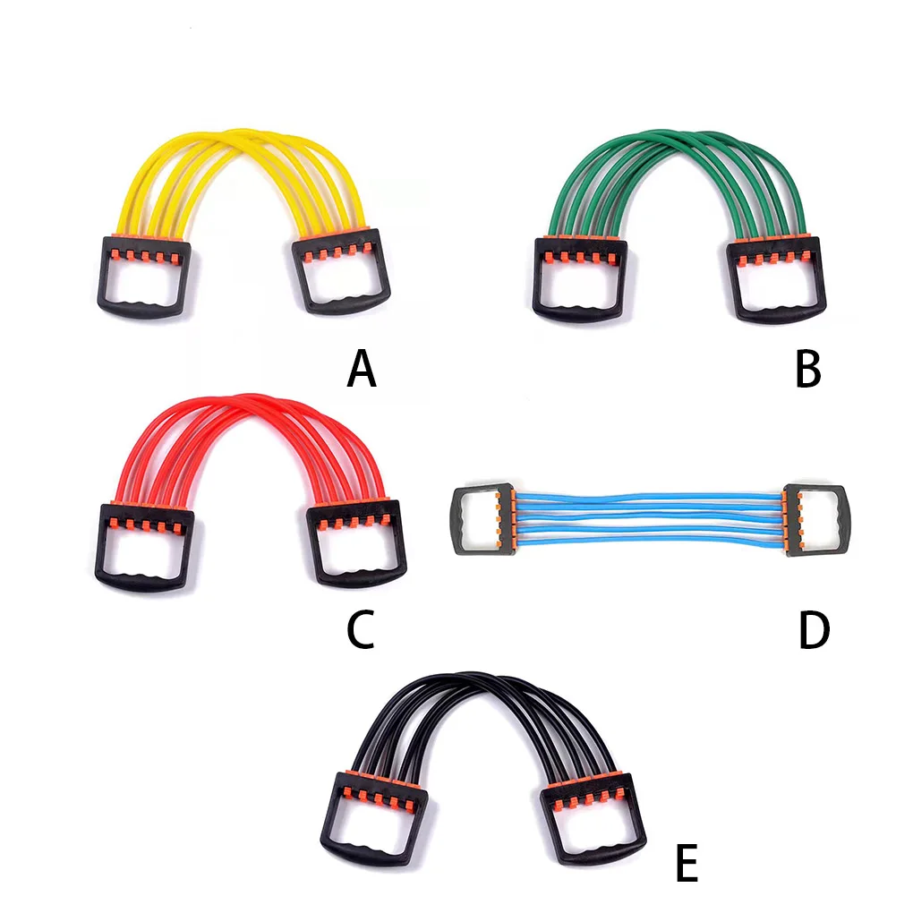

Chest Expander Pull Stretcher Band Detachable Muscle Exerciser 5-Spring Strength Training Exercise Strengthening Office
