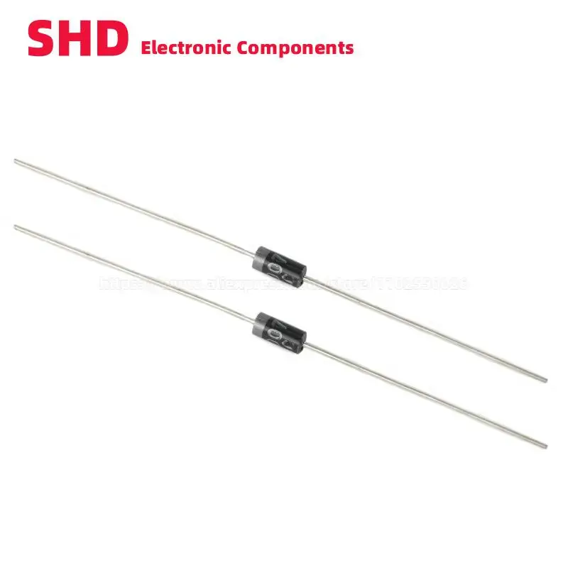 50 шт. SR160 SB160 SR1100 SB1100 DO-41 1A 60V 100V Выпрямитель БАРЬЕРА Schottky DIP Диод