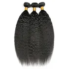 Кудрявые прямые пучки Remy, человеческие волосы для наращивания, 30 дюймов, бразильские волосы, пупряди для плетения, 134 пряди, Deal Wonder Beauty