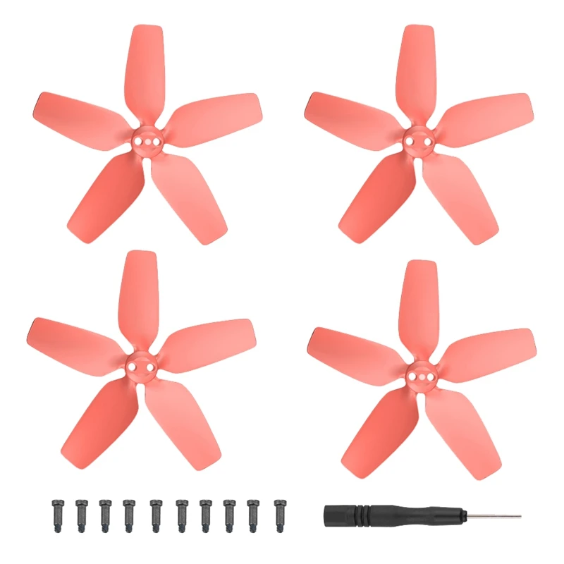 

2 Pairs 2925S Three-Blade Propeller Low Noise Propeller For Avata Drone Parts Red