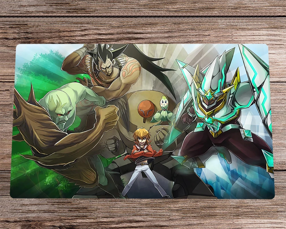 

Anime YuGiOh Playmat Jaden Yuki Elemental Hero TCG CCG Trading Card Game Mat & Free Bag Anti-slip Desk Mat Pad Mousepad 60x35cm