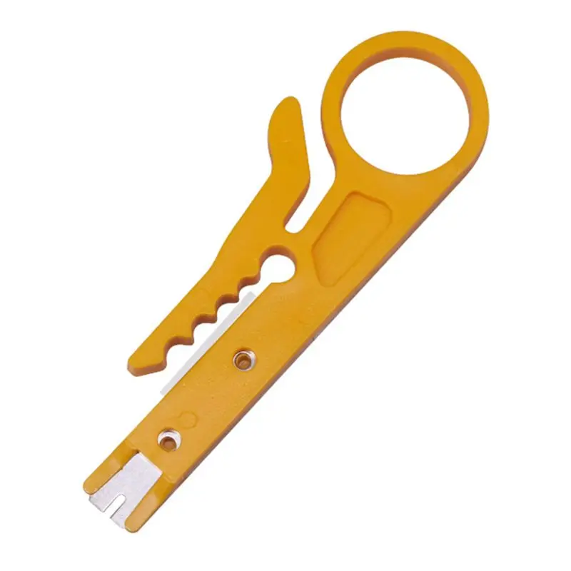 

Mini Crimper Pliers Wire Stripper Knife Cable Stripping Useful Wire Cutter Tools Cut Line Pocket Multitool Crimping Tool