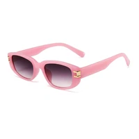 trendy new candy color women sunglasses fashion simple oval sun glasses luxury designer square shades 2022