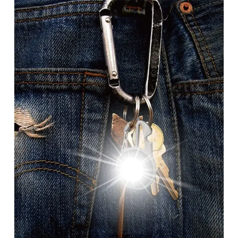 ESMARTER Суперкомпактный перезаряжаемый светодиодный фонарик Многофункциональный