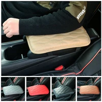 universal leather padding protective interior accessories storage box mat arm rest pad cushion case car armrest mat