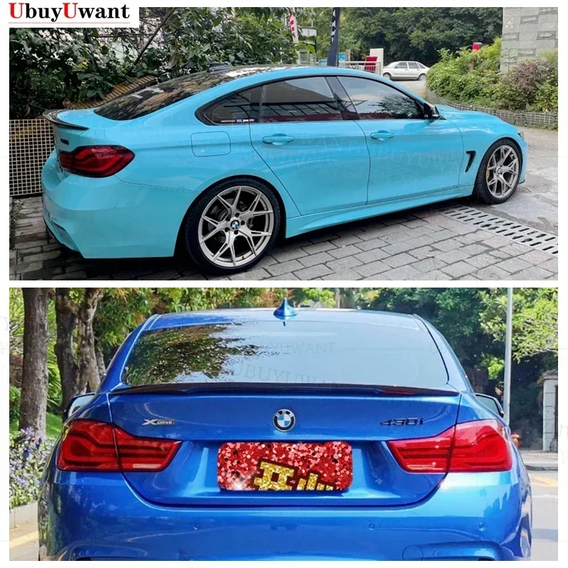 Фото Спойлер P STYLE для BMW F36 GRAND COUPE 4-дверный 420i 425i 428i 2013-2019, задний спойлер на крышку багажника из ABS-пластика №1